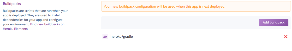 Gradle Buildpack