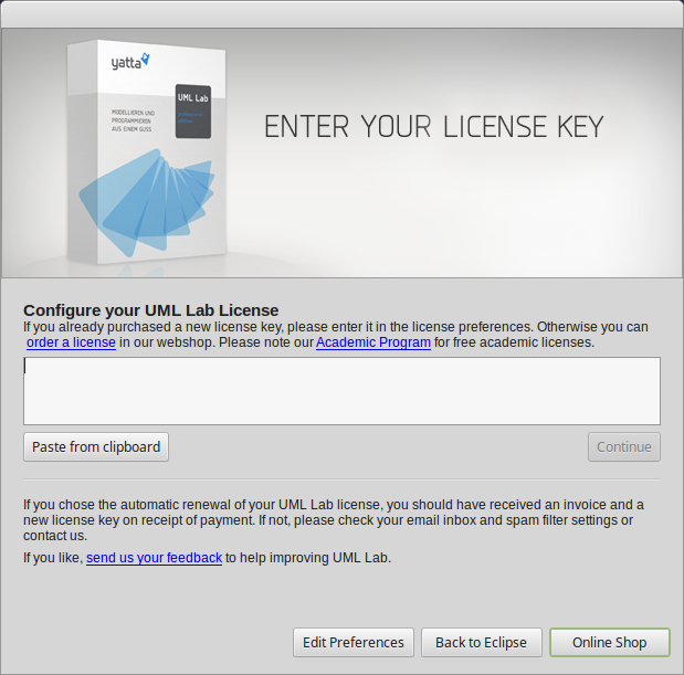 UML Lab license